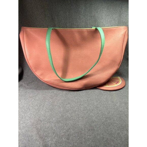 Luv Betsey By Betsey Johnson Purse W Coin Purse Orange Slice Fruit Pink Yellow - Picture 15 of 16